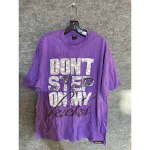 Sneaktip ‘Don’t Step On My Kicks’ Men’s XL T-Shirt Purple